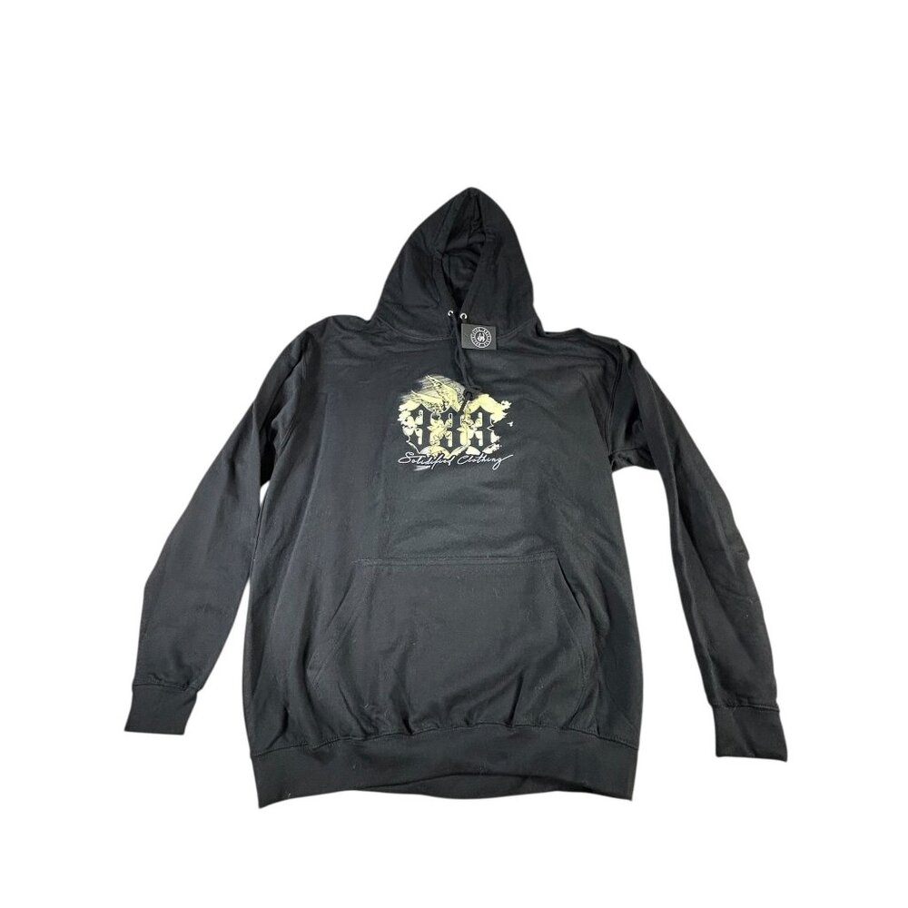 NEW Just Hoods 333 Hoodie Black Sz XL Solidified Clothing  Skater Punk NWT